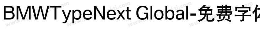 BMWTypeNext Global字体转换